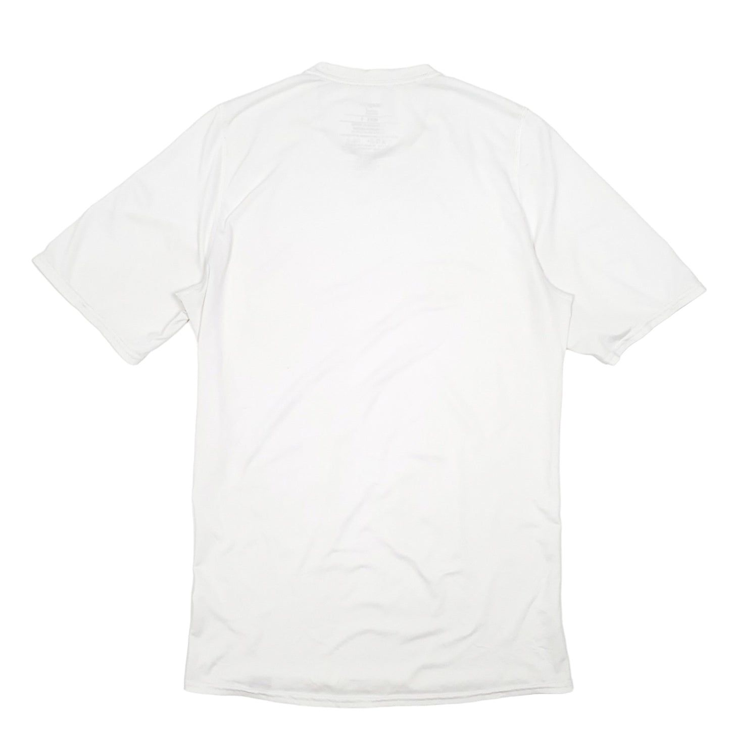 Mens White Patagonia Active Workout Outdoors Hiking Capilene Short Sleeve T Shirt