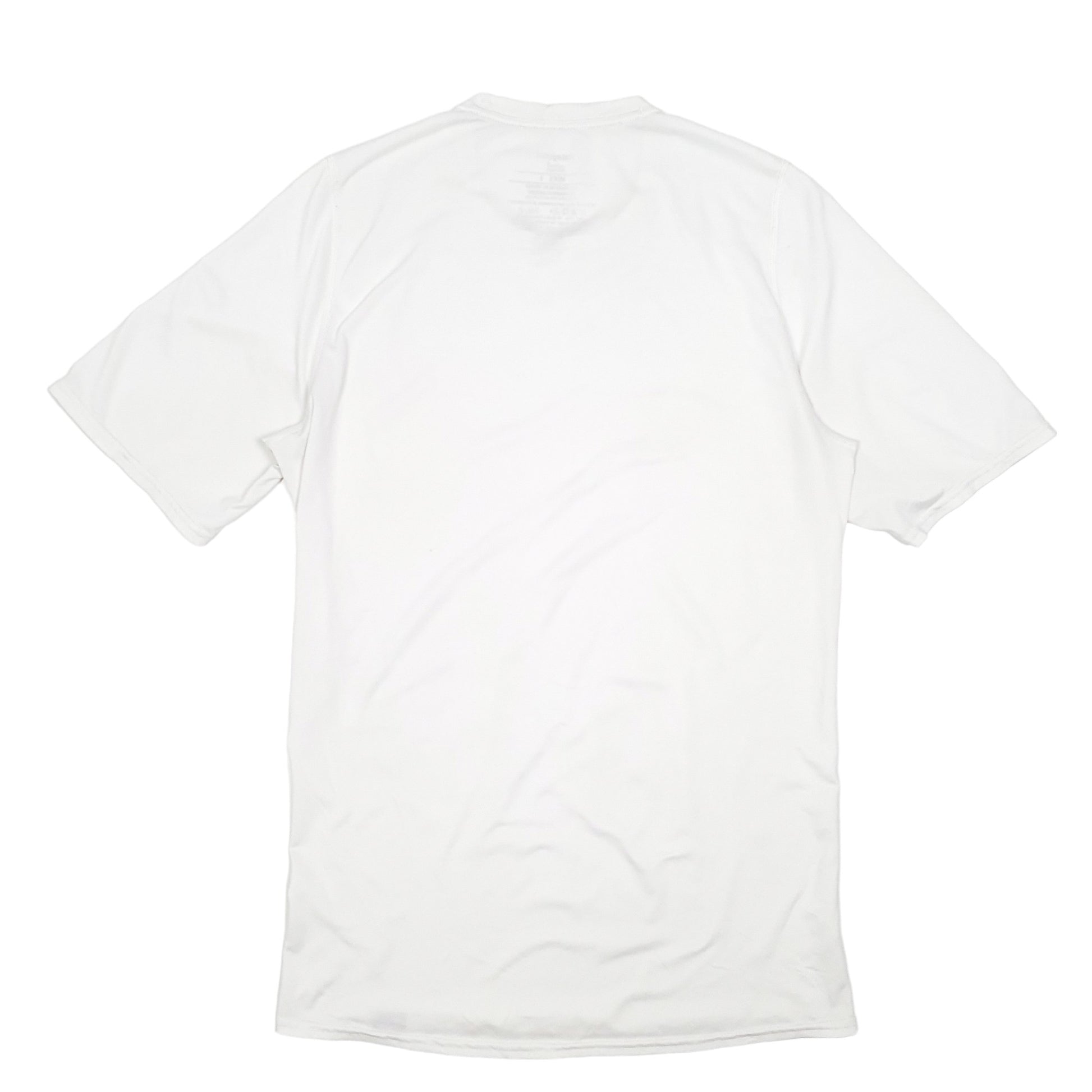 Mens White Patagonia Active Workout Outdoors Hiking Capilene Short Sleeve T Shirt