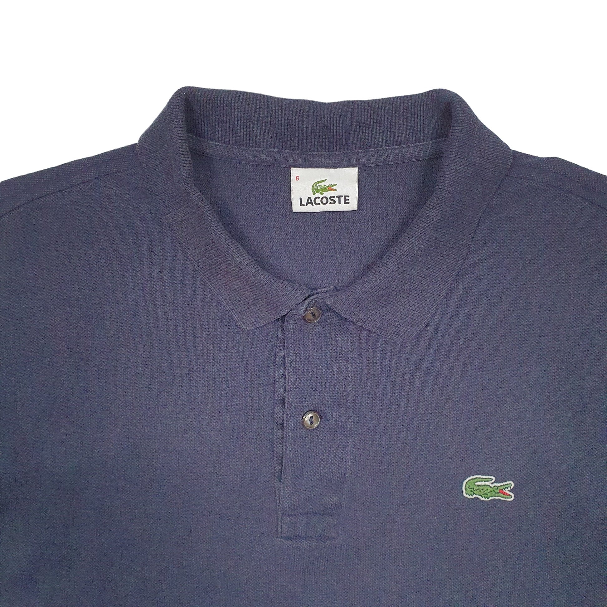 Mens Navy Lacoste  Short Sleeve Polo Shirt