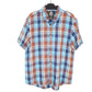 Mens Blue English Laundry  Short Sleeve Shirt
