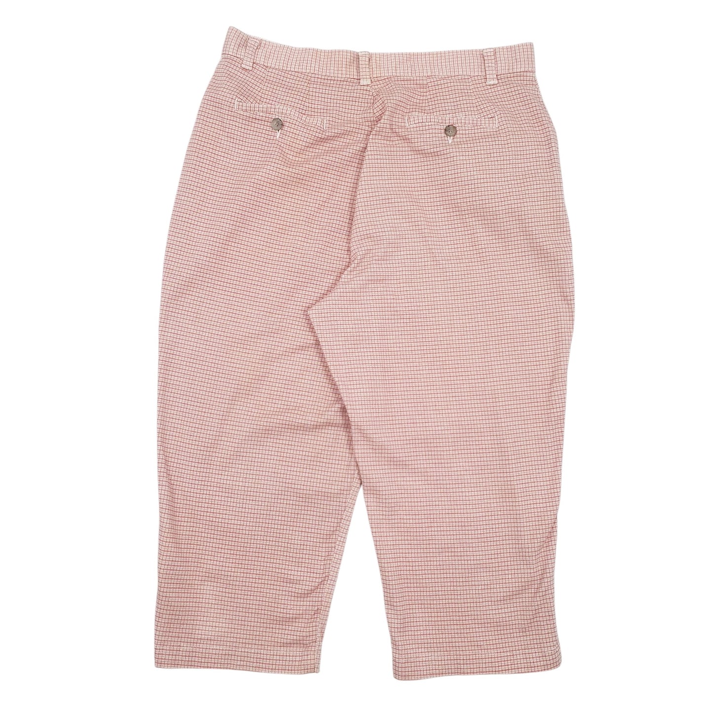 Womens Pink Lee Capri Chino Trousers