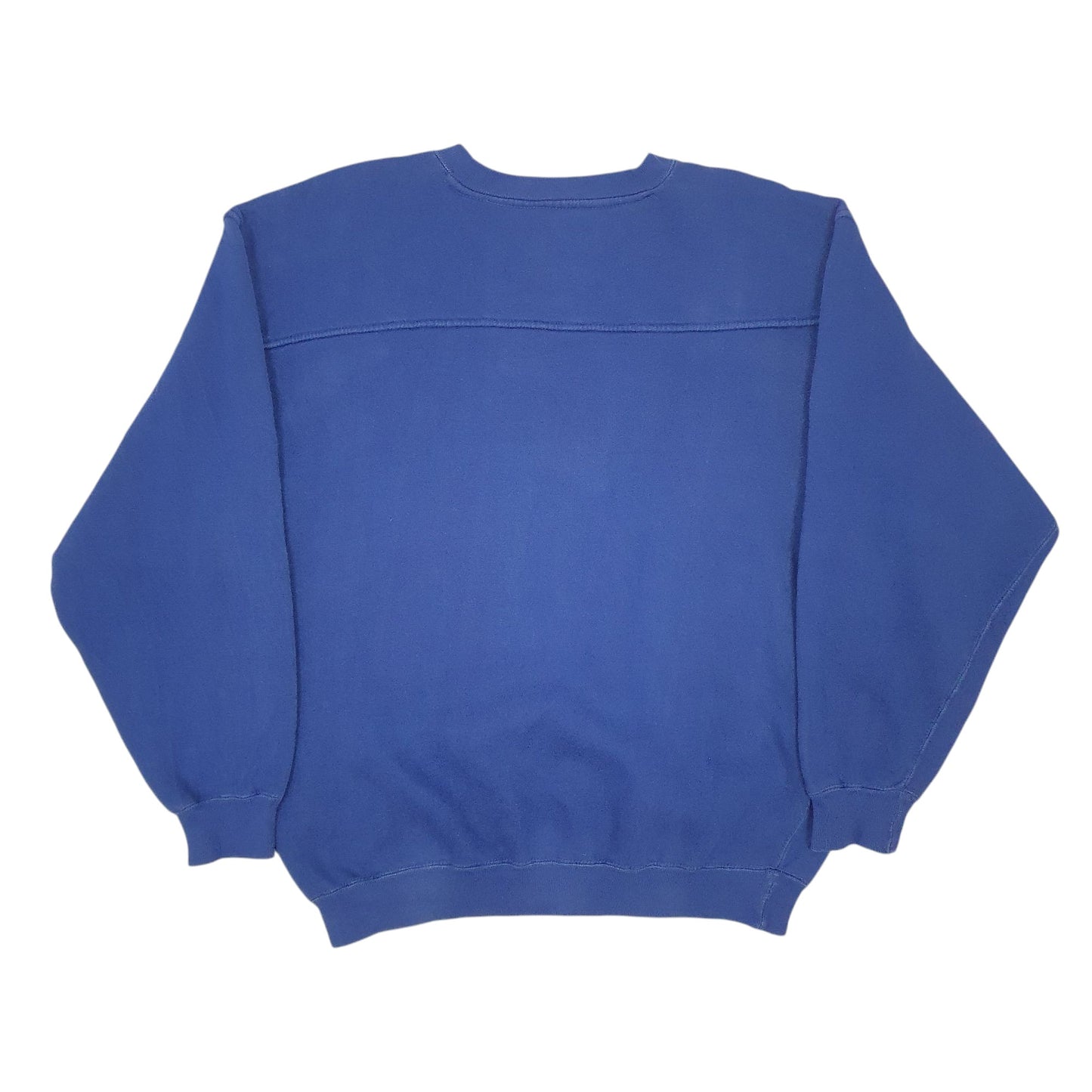 Mens Blue Eddie Bauer Vintage 90s Spellout Crewneck Jumper
