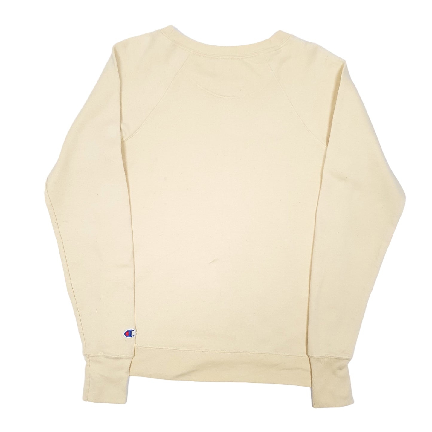 Womens Yellow Champion  Crewneck Jumper