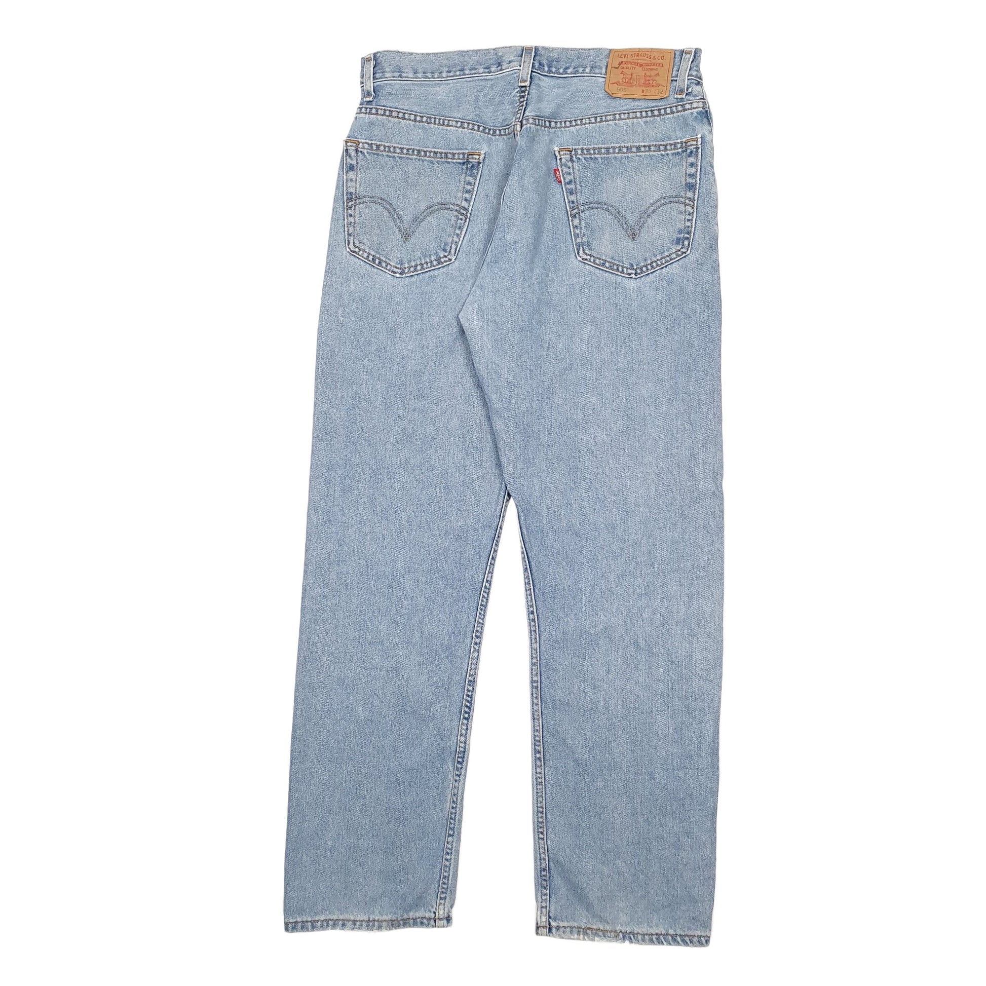 Mens Blue Levis  505 JeansW35 L32