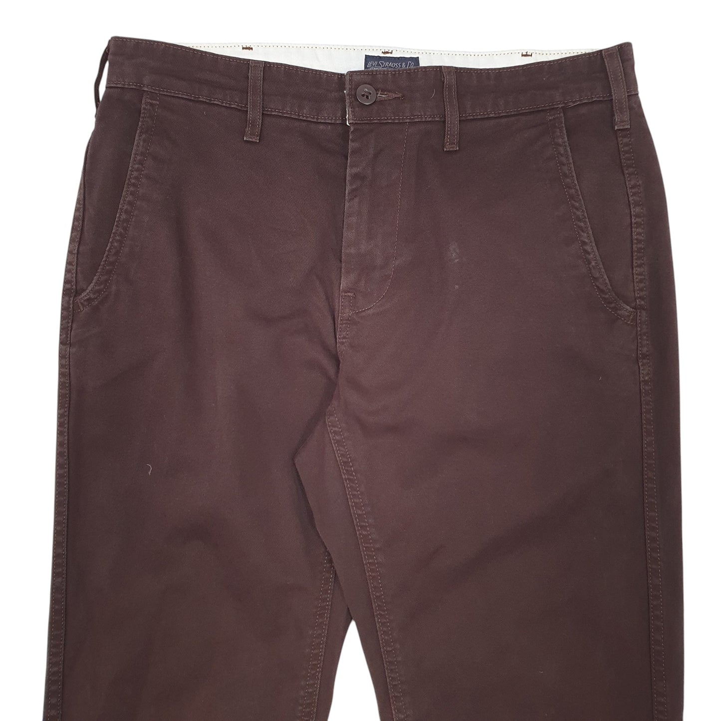 Mens Burgundy Levis  Chino Trousers