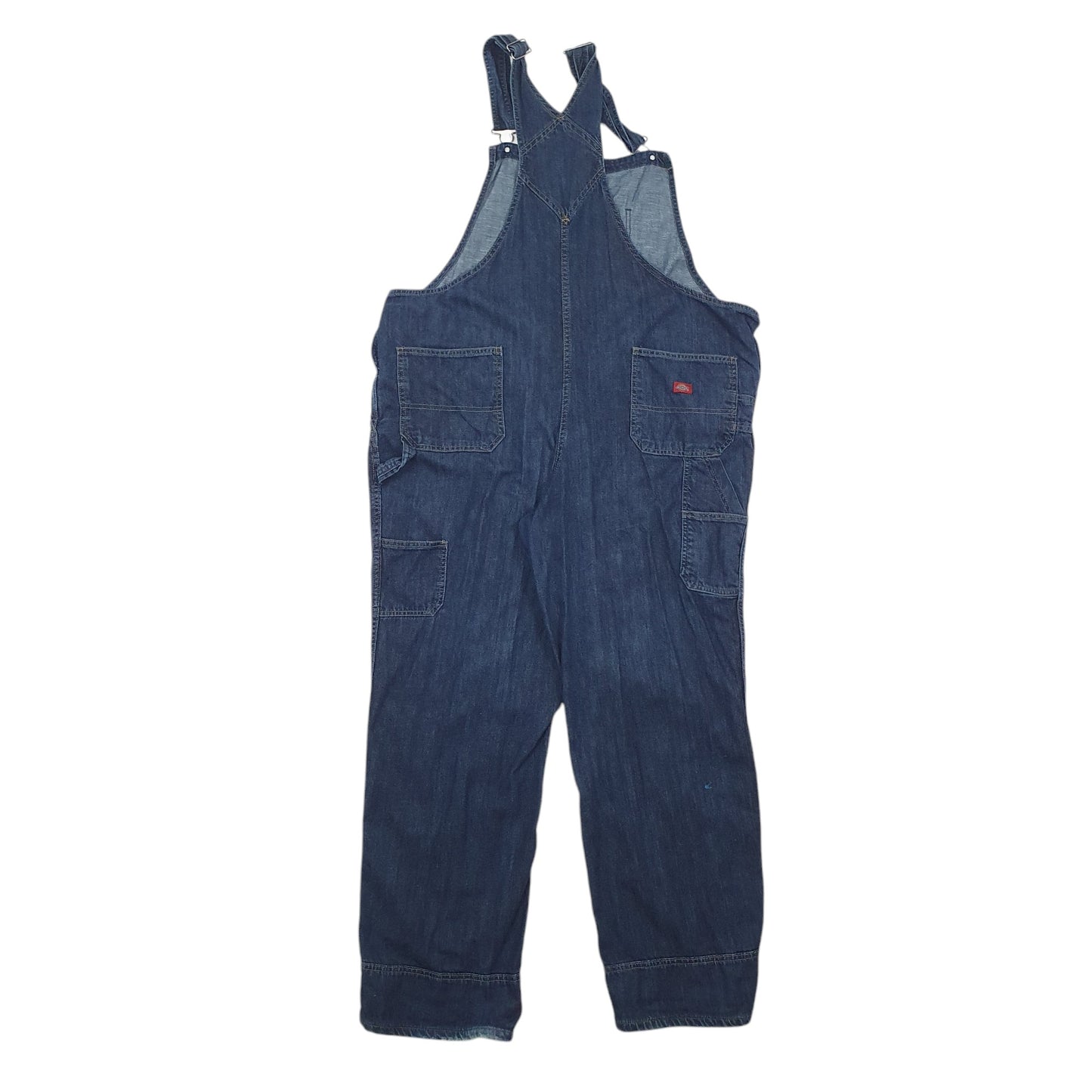 Mens Blue Dickies Denim Overalls Bib Dungaree Trousers