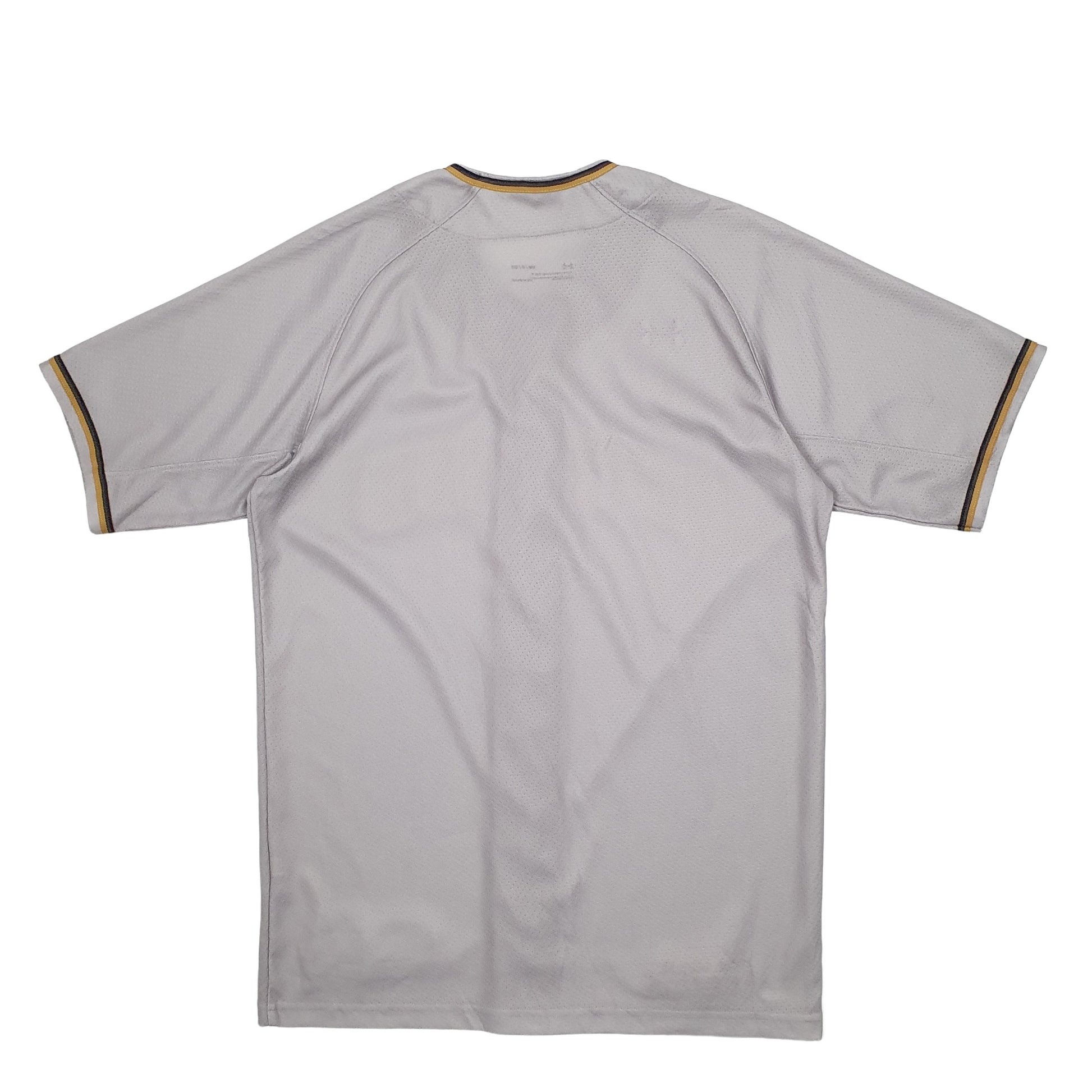 Mens Grey Under Armour MLB Baseball Jersey Notre Dame Short Sleeve T Shirt