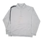 Mens Grey Adidas Active Wear Quarter Zip Jumper