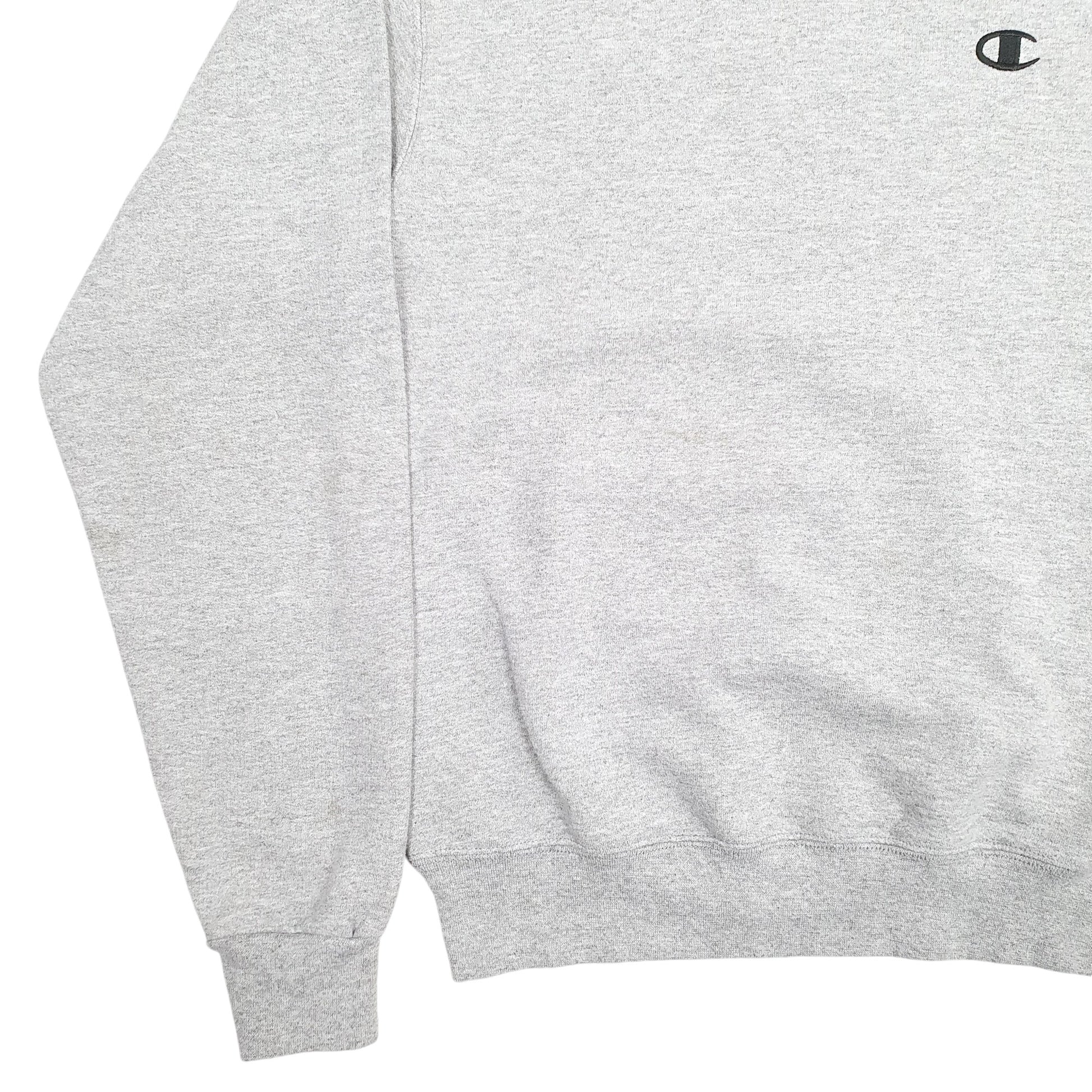 Mens Grey Champion  Crewneck Jumper