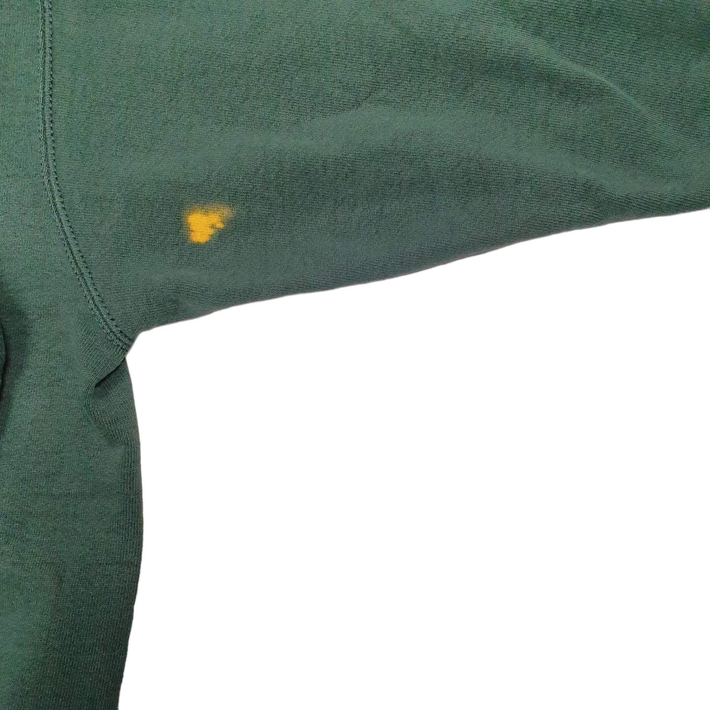 Mens Green Fruit Of The Loom Made in USA Vintage 90's Crewneck Jumper