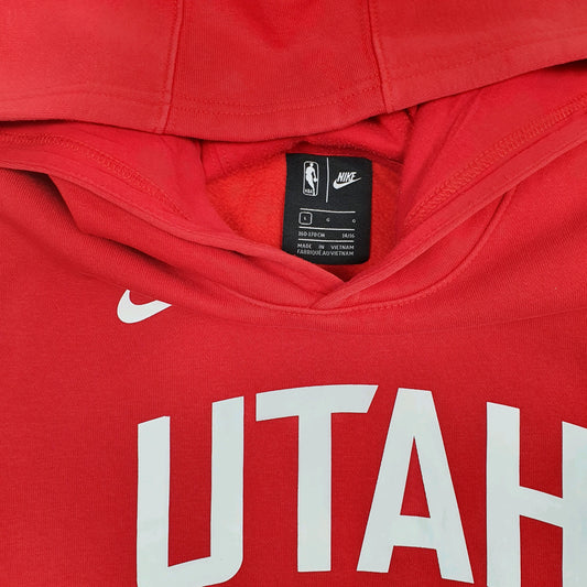 Mens Red Nike NBA Basketball Utah Hoodie Jumper