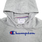 Womens Grey Champion Spellout Hoodie Jumper