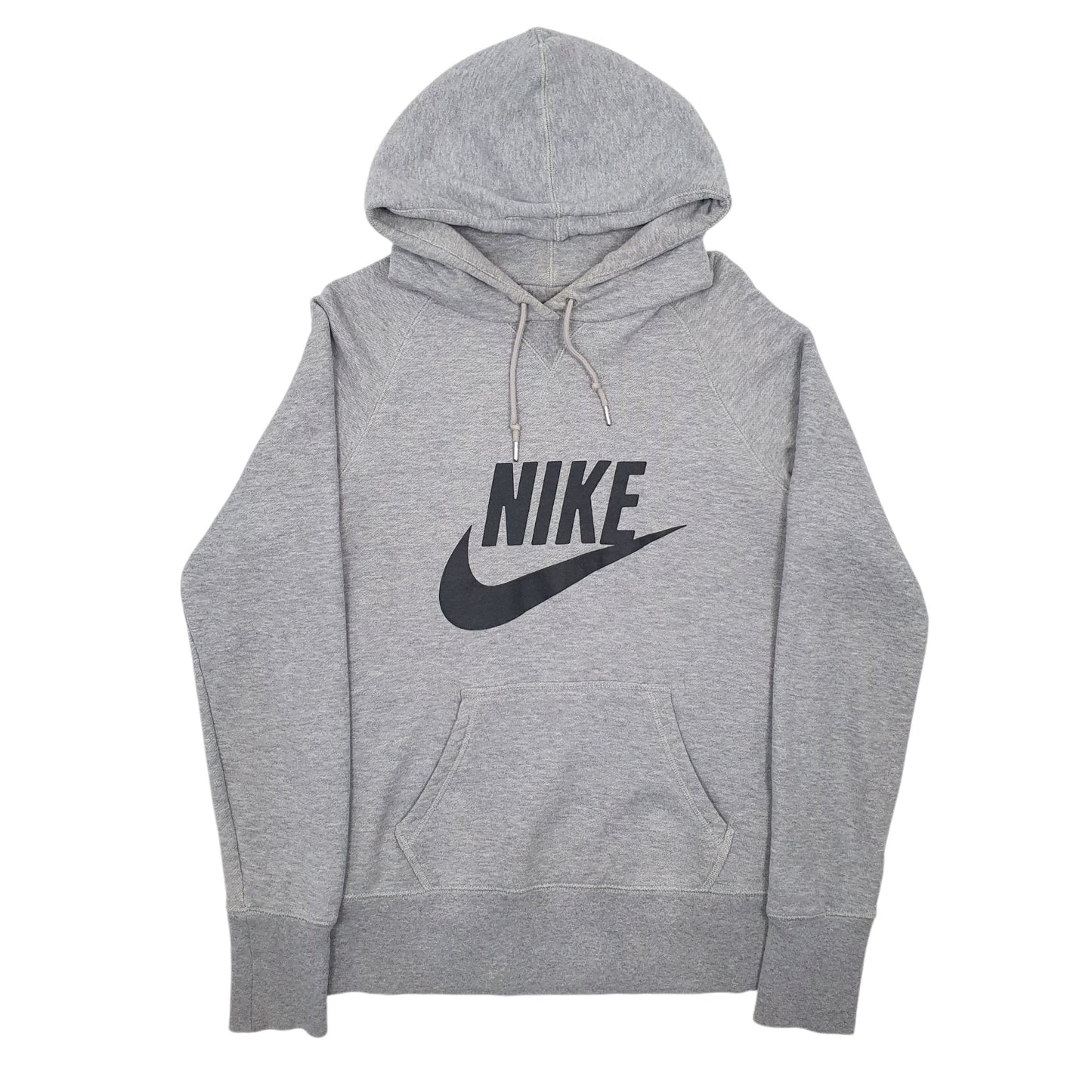 Womens Grey Nike Spellout Hoodie Jumper
