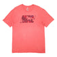 Mens Red Nike Spellout Short Sleeve T Shirt
