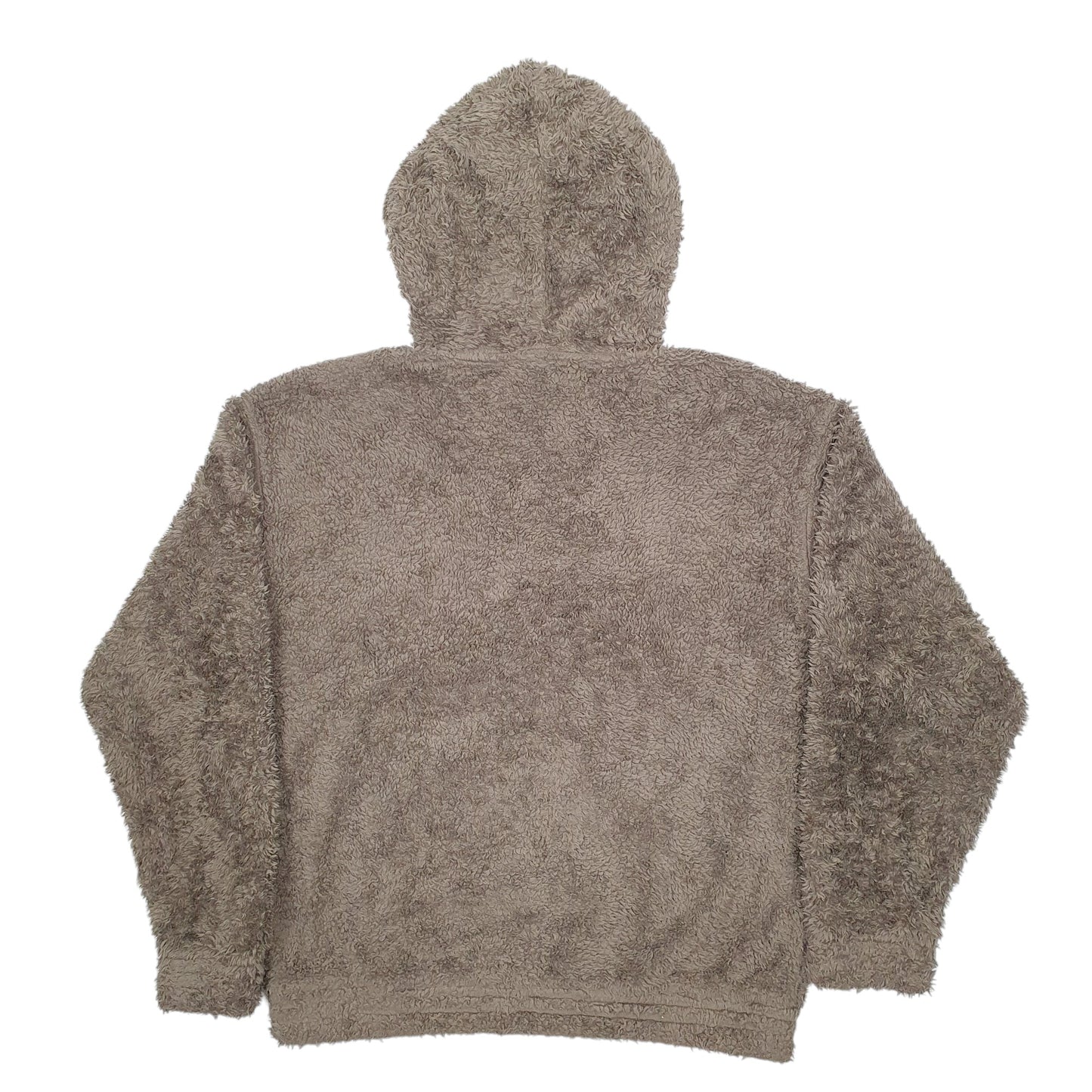 Mens Brown Reebok Lined Thermal Winter Hoodie Jumper