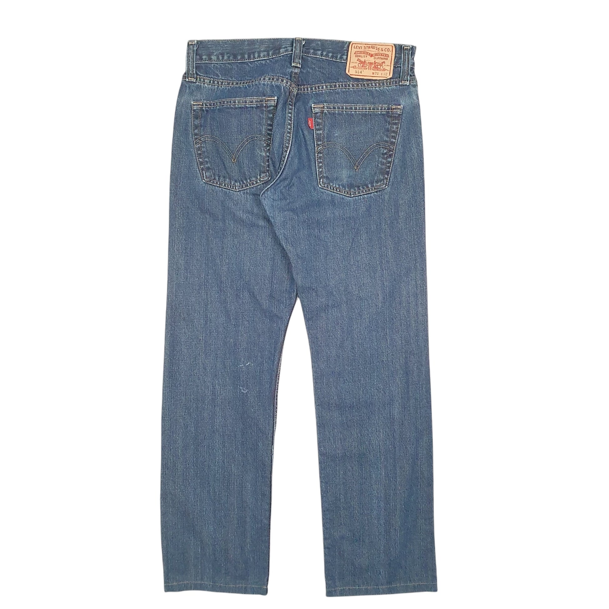 Mens Blue Levis Slim 514 JeansW31 L32