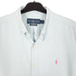 Mens Blue Ralph Lauren Oxford Short Sleeve Shirt