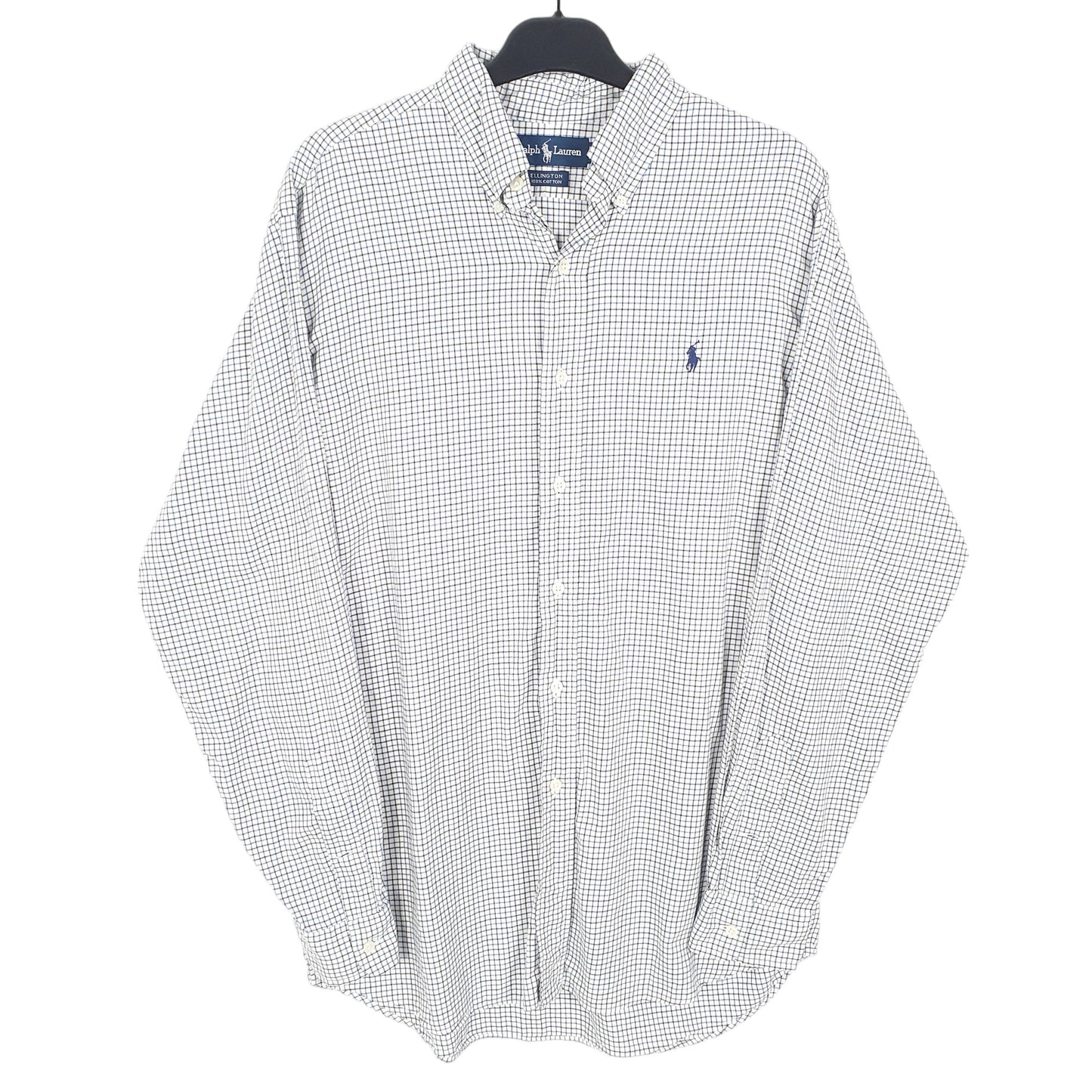 Mens White Polo Ralph Lauren Ellington Long Sleeve Shirt