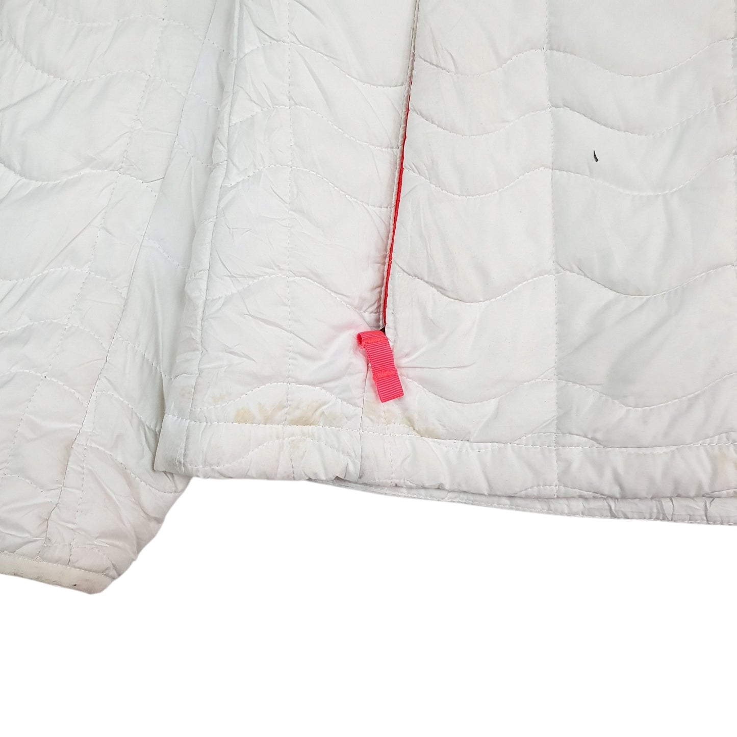 Womens White The North Face Quilted Lightweight  Coat