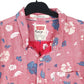Mens Red Levis Modern Floral Hawaiian Summer Short Sleeve Shirt