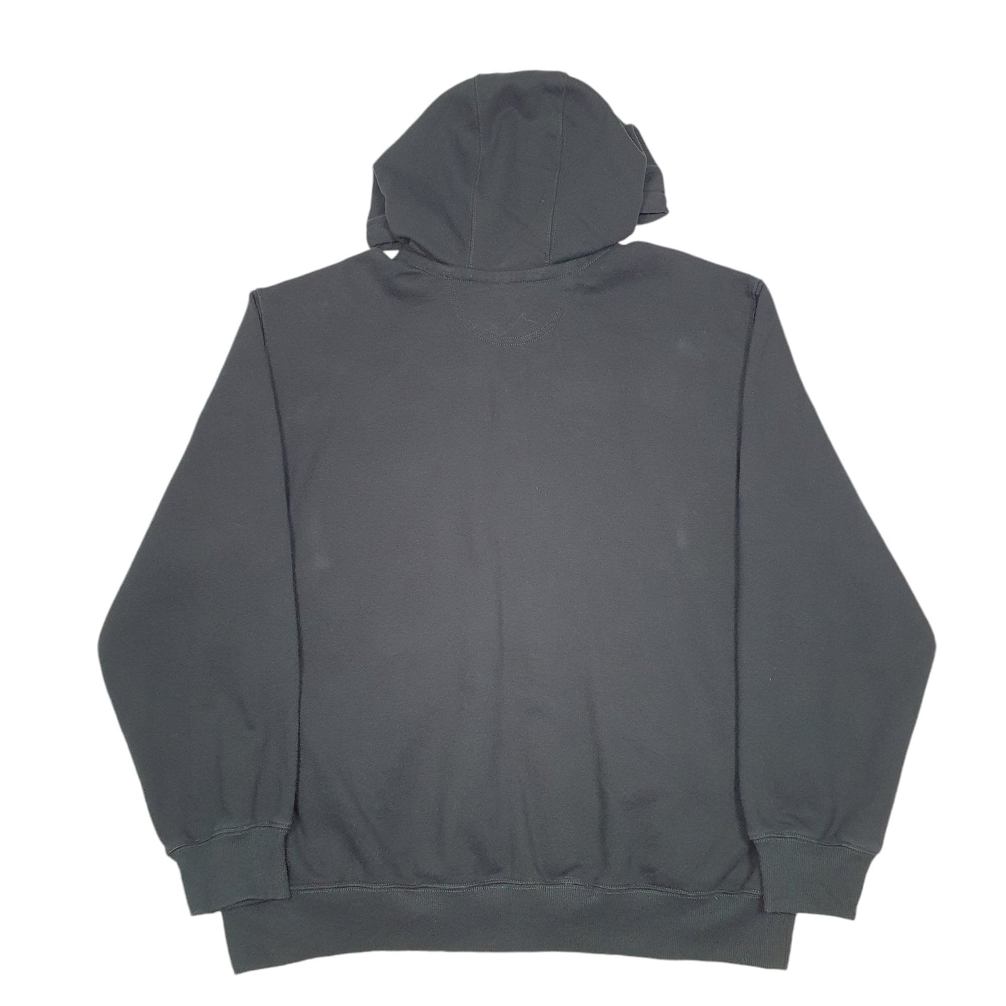 Mens Black Carhartt Workwear Hoodie C&C Drywall Contractors USA Full Zip Jumper