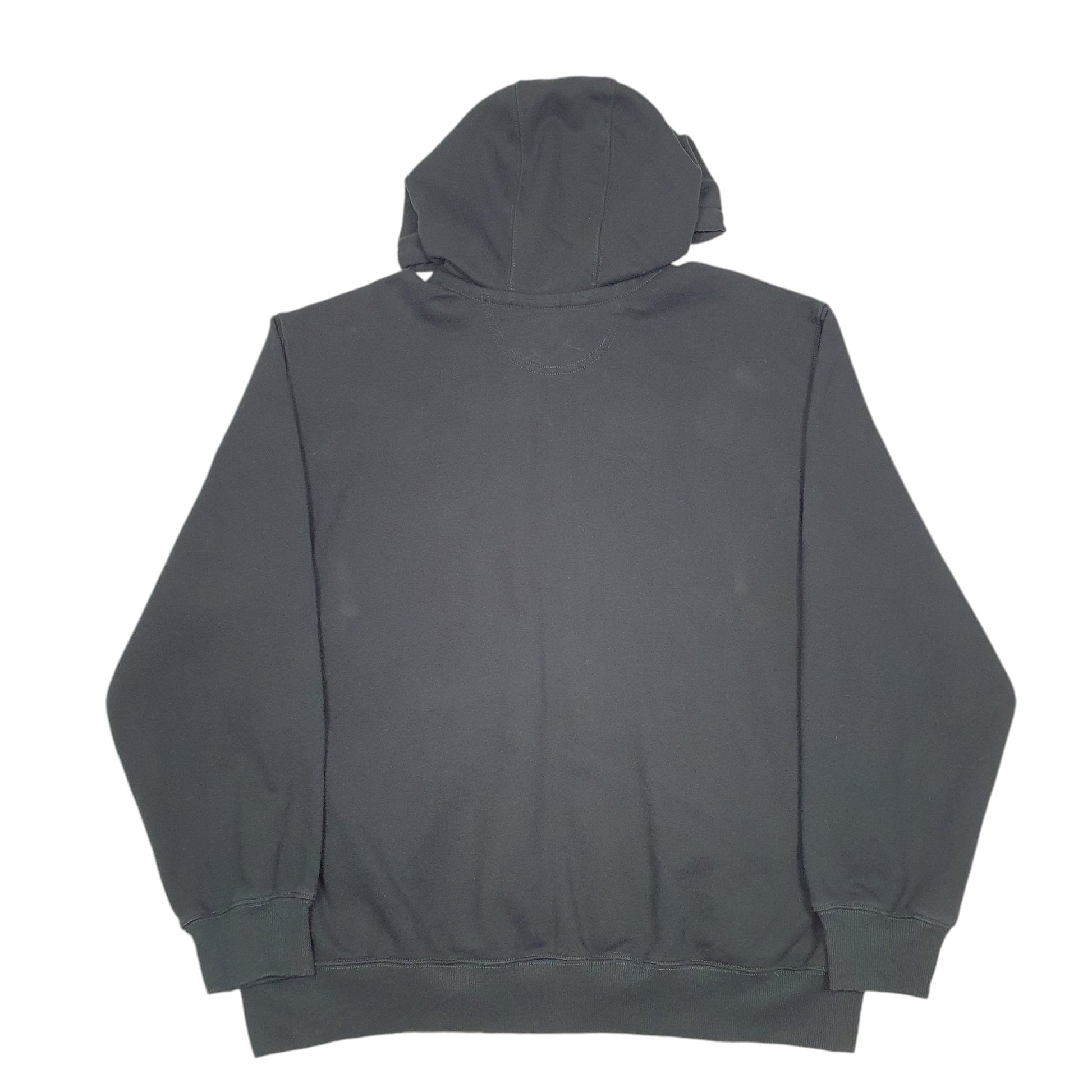 Mens Black Carhartt Workwear Hoodie C&C Drywall Contractors USA Full Zip Jumper