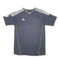 Mens Navy Adidas Football Climacool Short Sleeve T Shirt