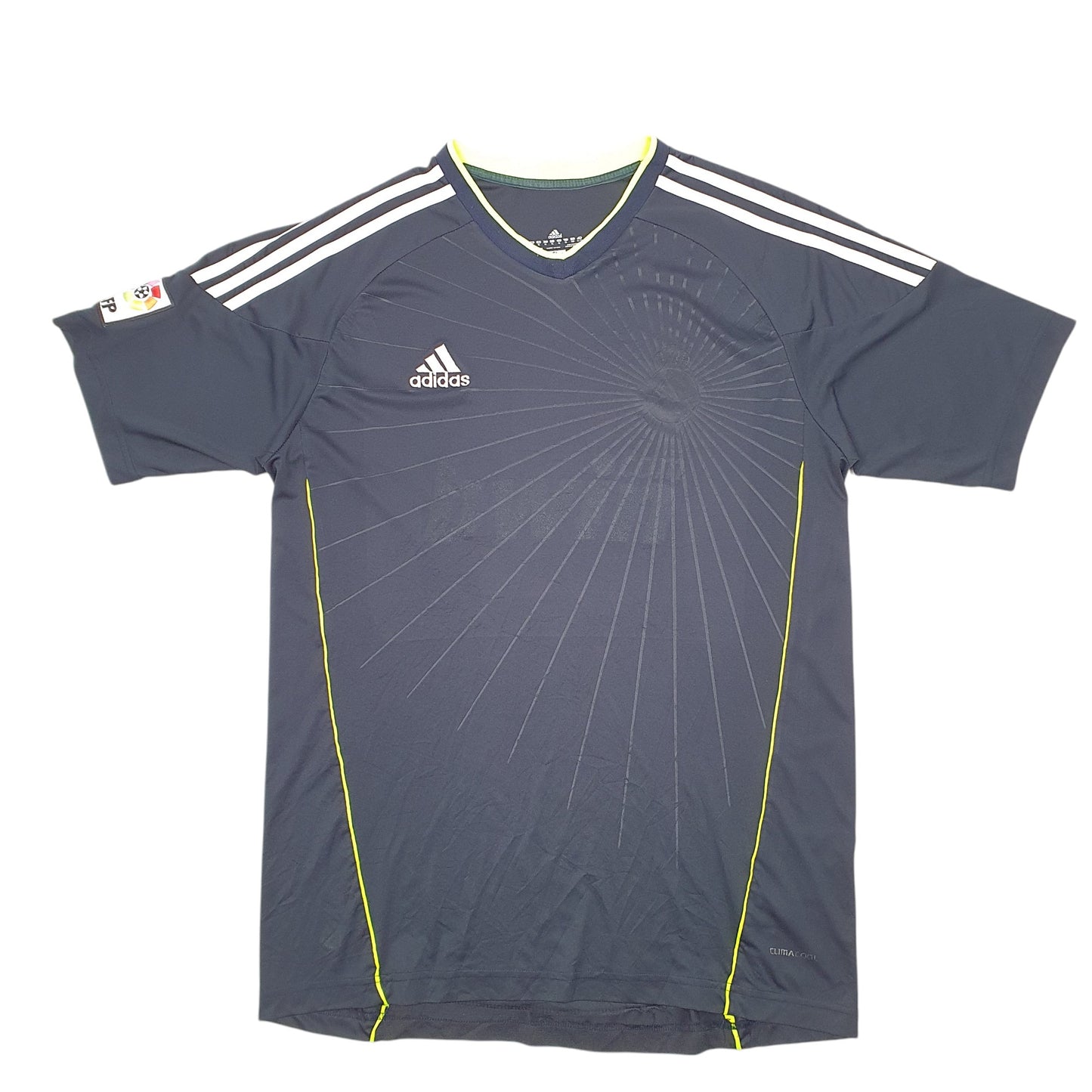 Mens Navy Adidas Football Climacool Short Sleeve T Shirt