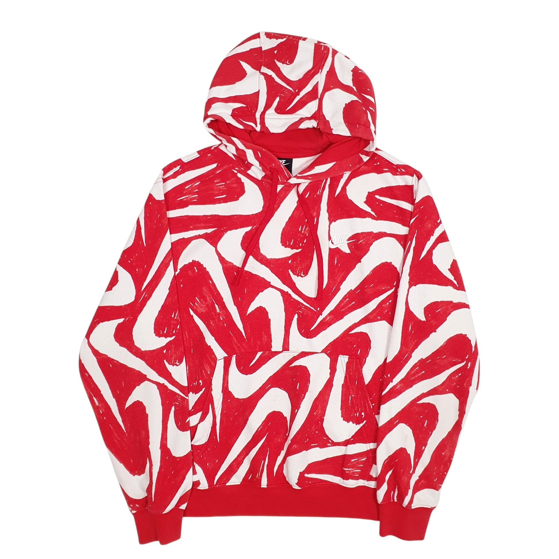 Mens Red Nike  Hoodie Jumper