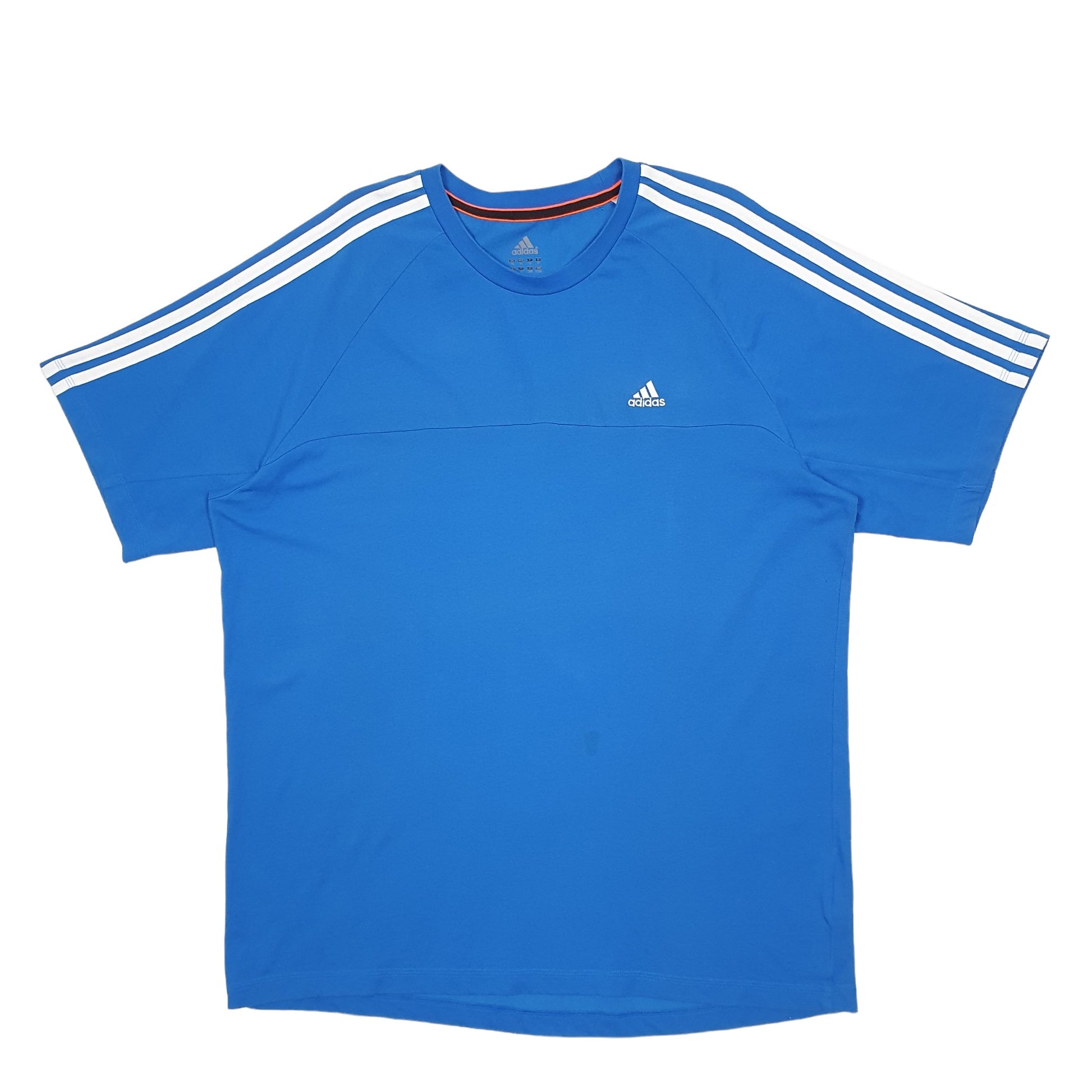 Mens Blue Adidas  Short Sleeve T Shirt
