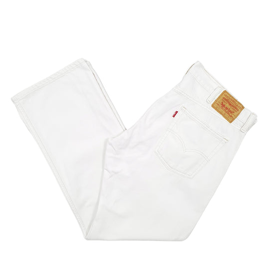 Mens White Levis  514 JeansW38 L30
