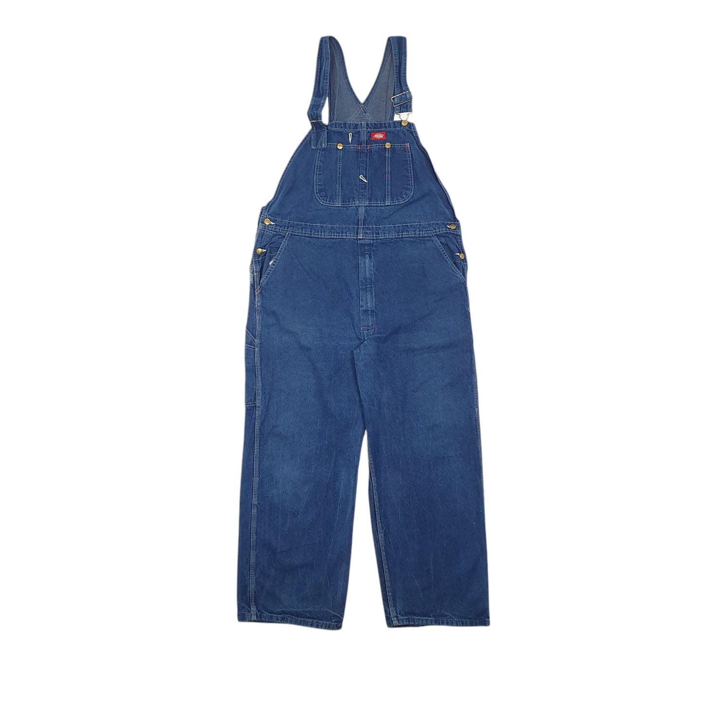 Mens Blue Dickies  Dungaree Trousers