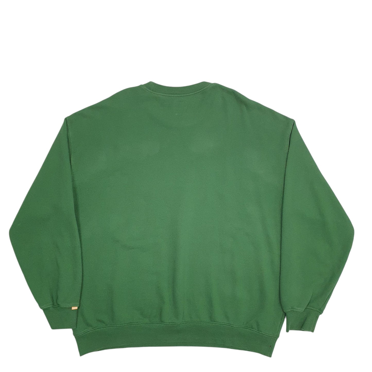 Mens Green Levis Big Sur Monterey County Spellout Gold Tab Crewneck Jumper