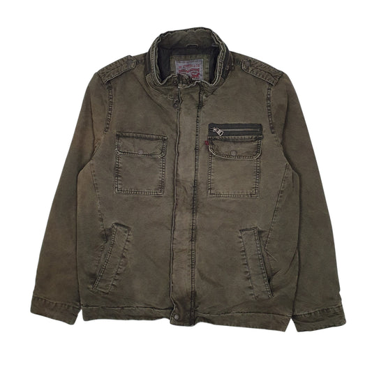 Mens Brown Levis   Coat