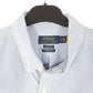 Mens Blue Polo Ralph Lauren RL Untucked Short Sleeve Shirt