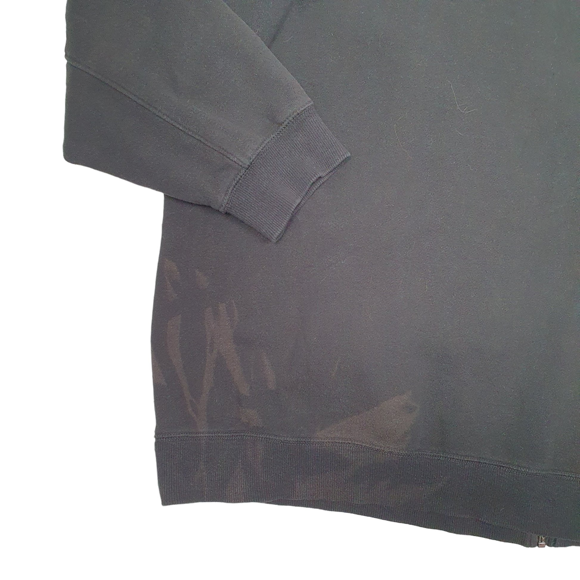 Mens Black Calvin Klein  Full Zip Jumper