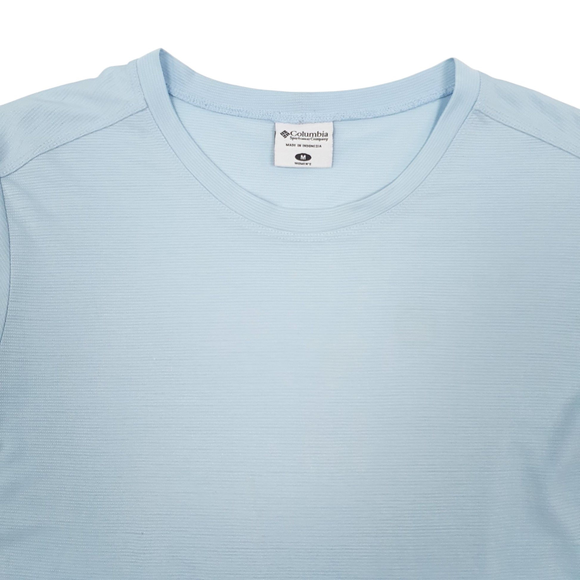 Womens Blu Columbia Active Wear Short Sleeve T Shirt