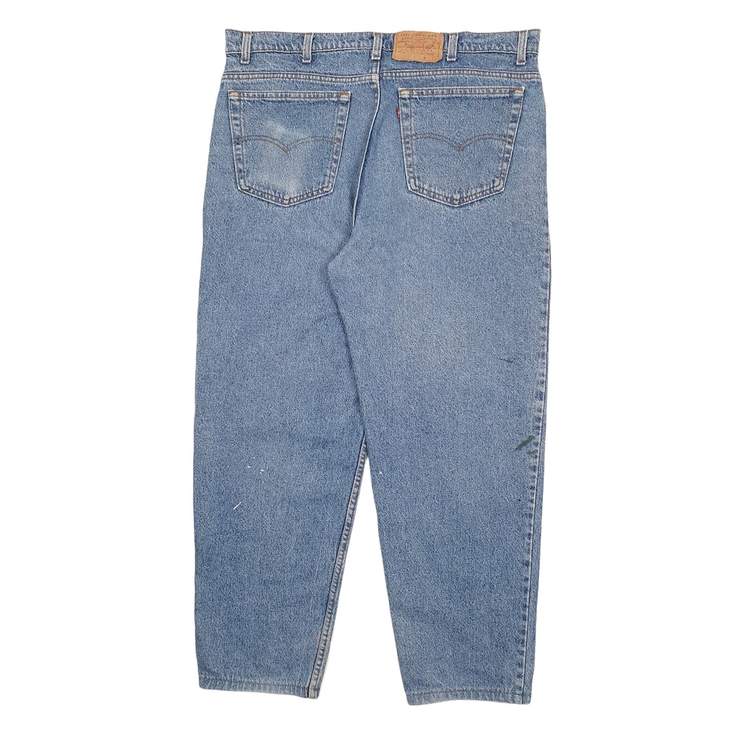 Mens Blue Levis Made In USA Vintage 550 JeansW42 L30