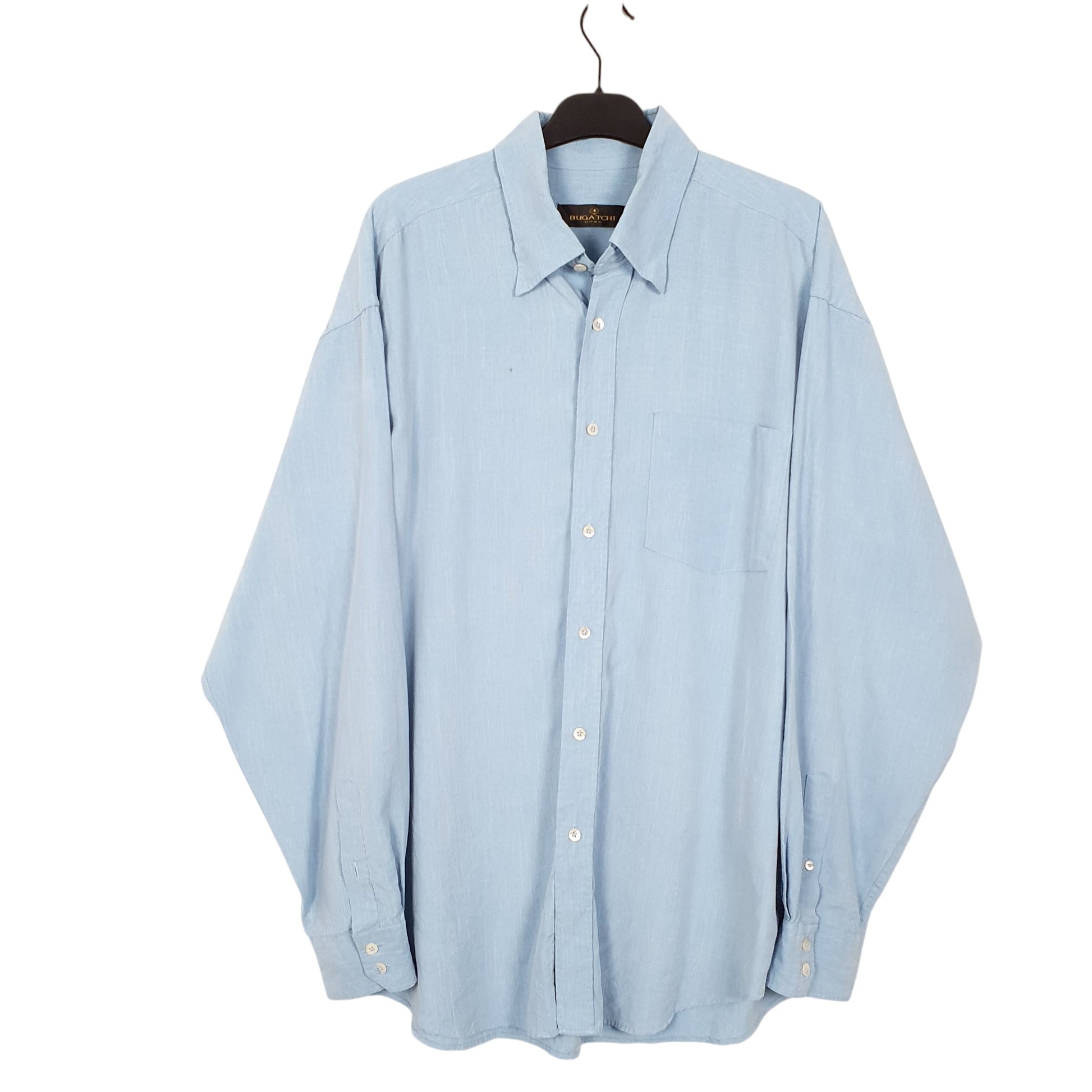 Mens Blue Bugatchi Uomo Long Sleeve Shirt