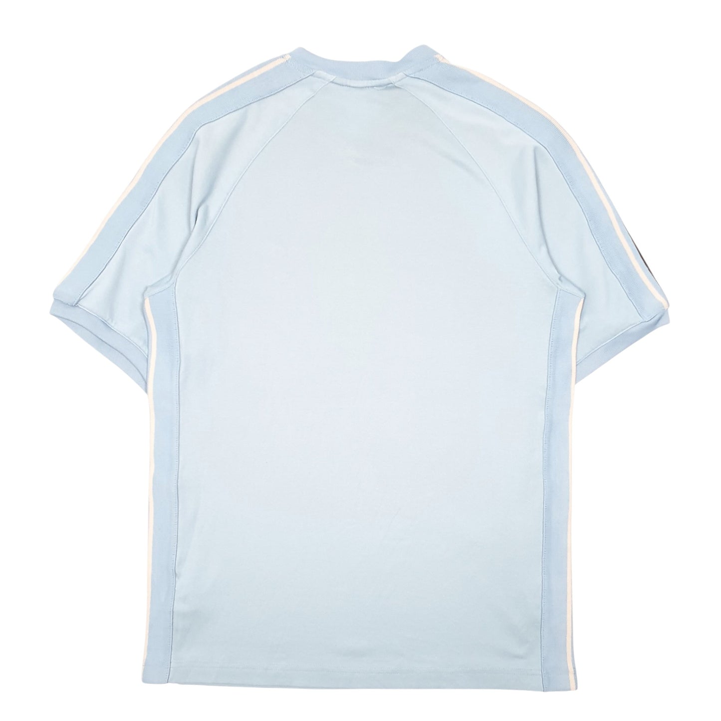 Mens Blue Nike Vintage 2000s V Neck Active Short Sleeve T Shirt