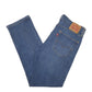 Mens Blue Levis  505 JeansW34 L32