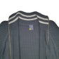 Mens Black Nautica Knit Full Zip Jumper