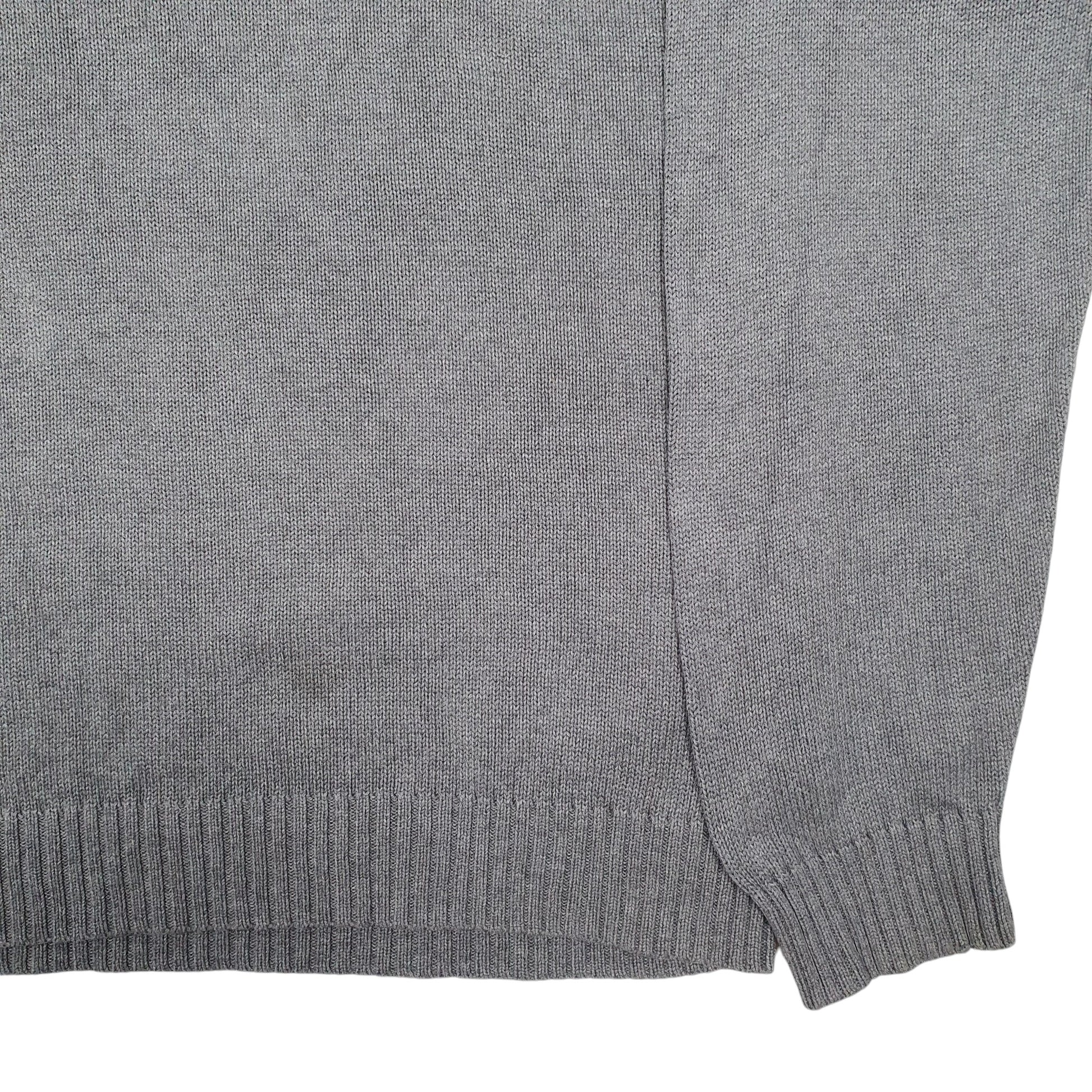 Mens Grey Nautica Knit Crewneck Jumper