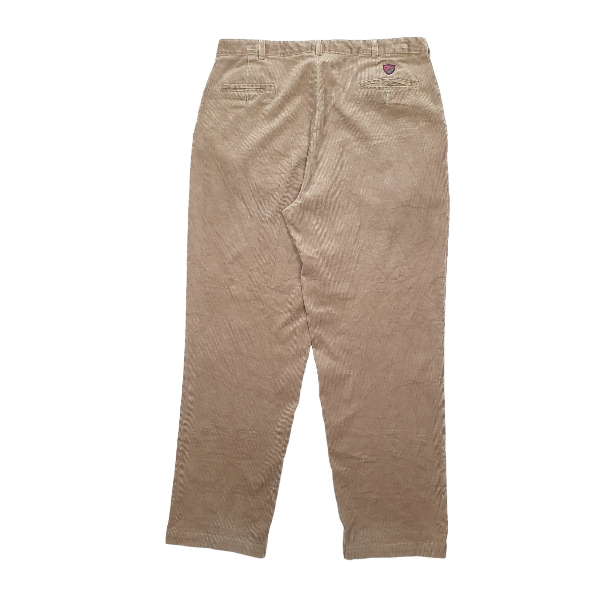 Mens Brown Polo Ralph Lauren Golf Sport Corduroy Trousers