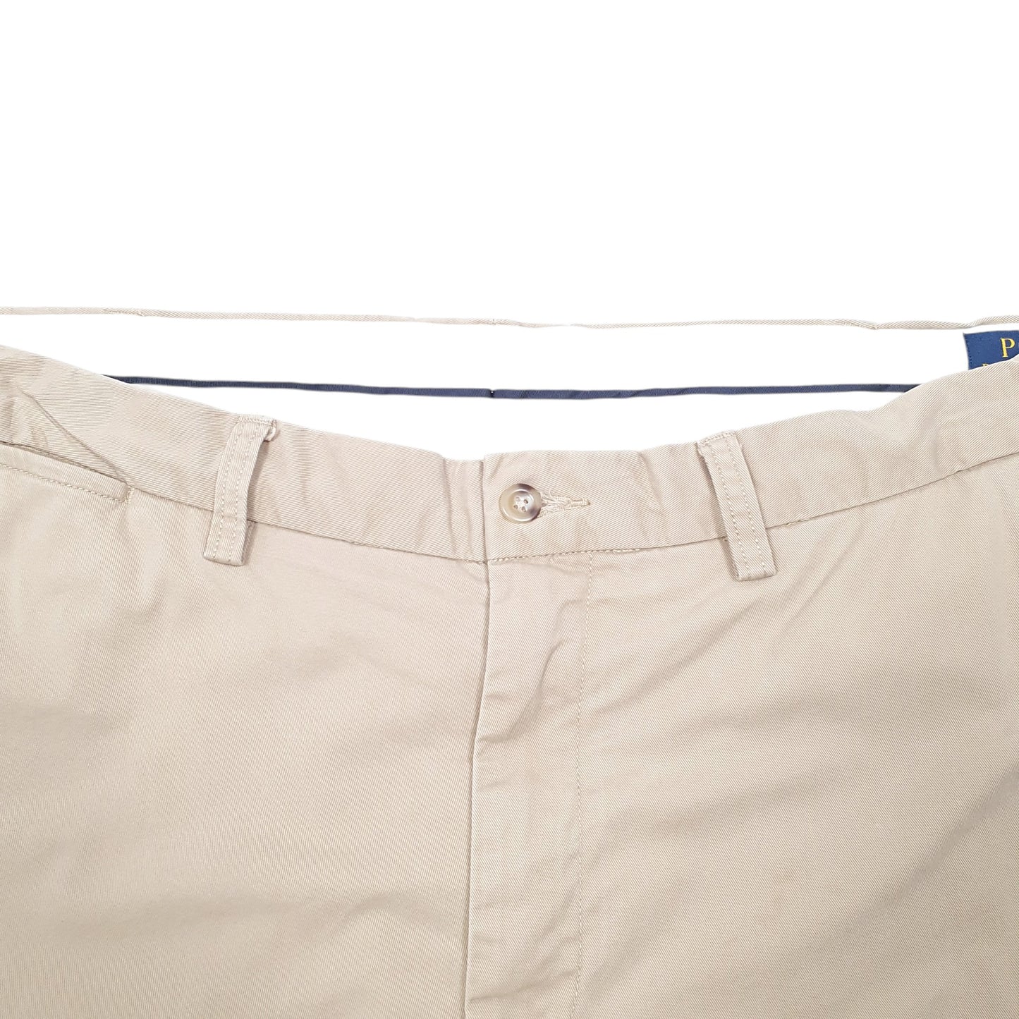 Mens Beige Polo Ralph Lauren Stretch Classic Chino Trousers