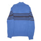 Mens Blue Nautica Knit Quarter Zip Jumper