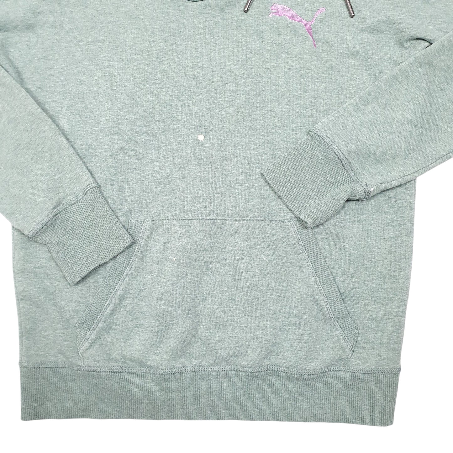 Womens Green Puma  Hoodie Jumper