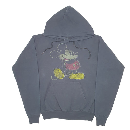 Womens Black Disney Disneyland Hanes Mickey Mouse Hoodie Jumper