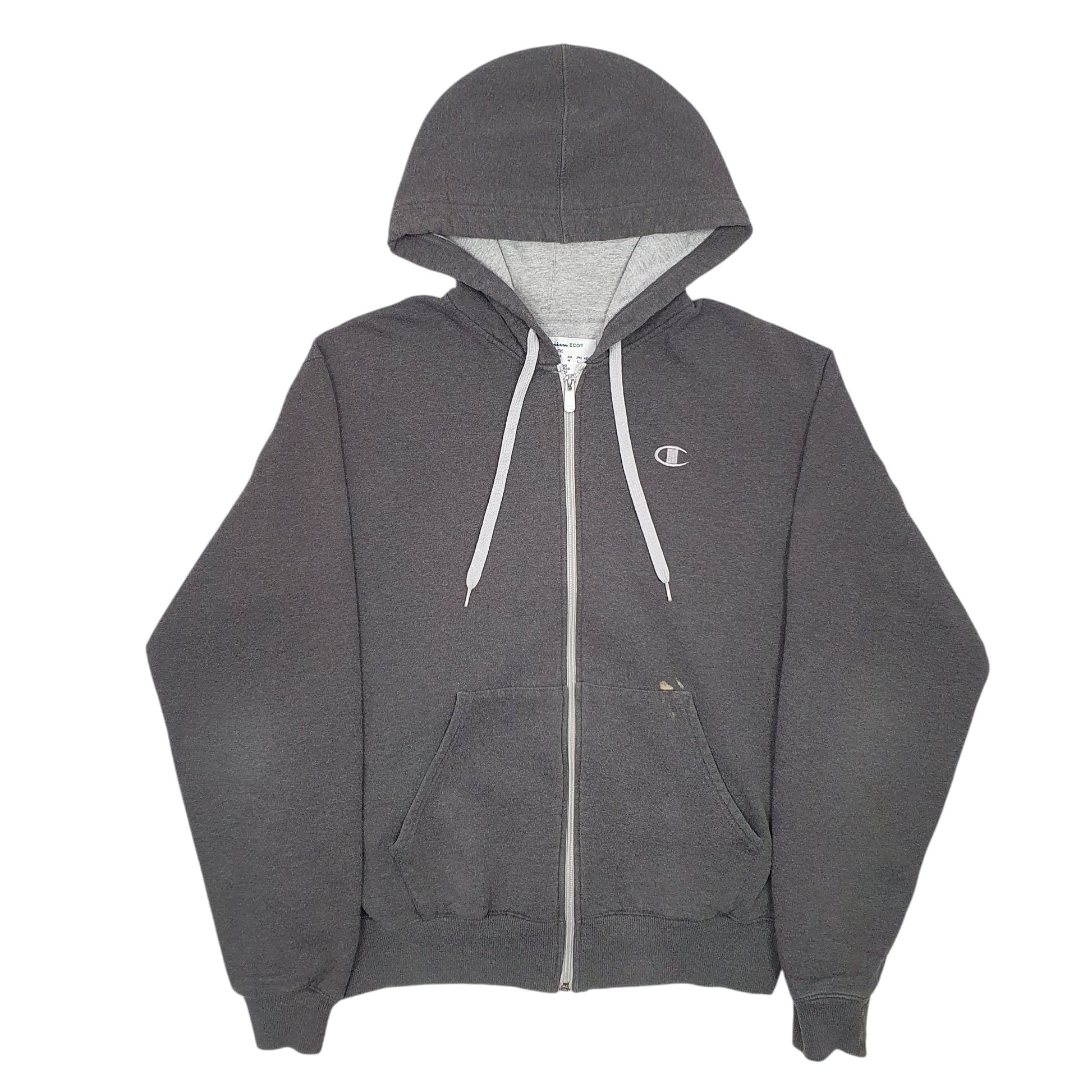 Mens Grey Champion  Full Zip Jumper