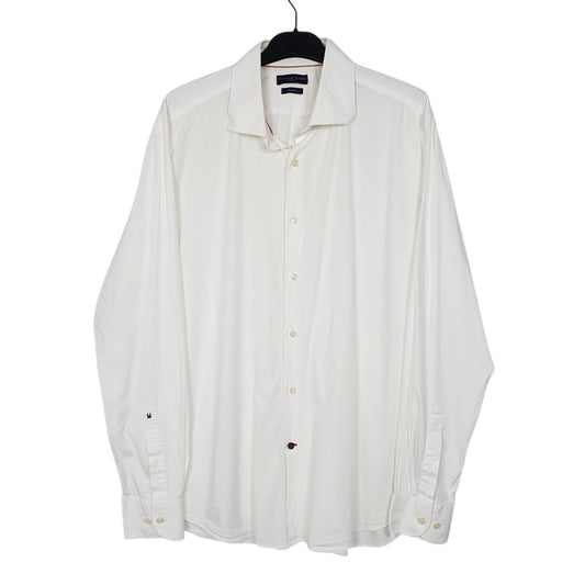 Mens White Tommy Hilfiger  Long Sleeve Shirt